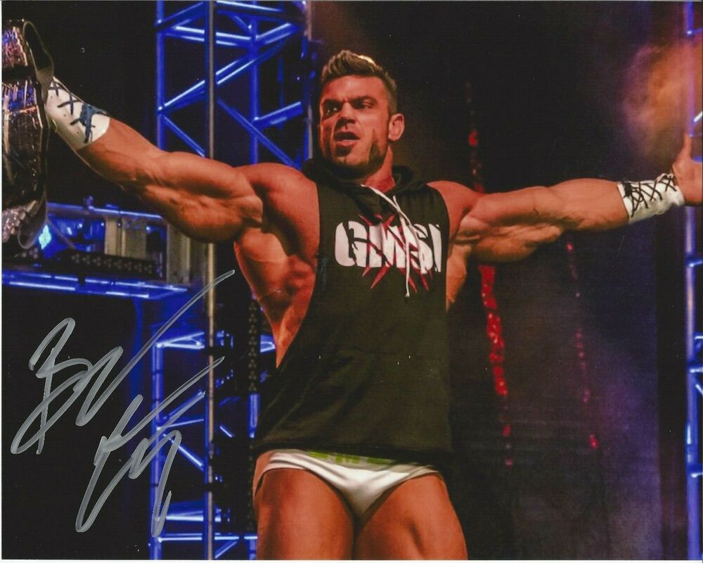 Brian Cage autographed 8x10 AEW  In Person 5