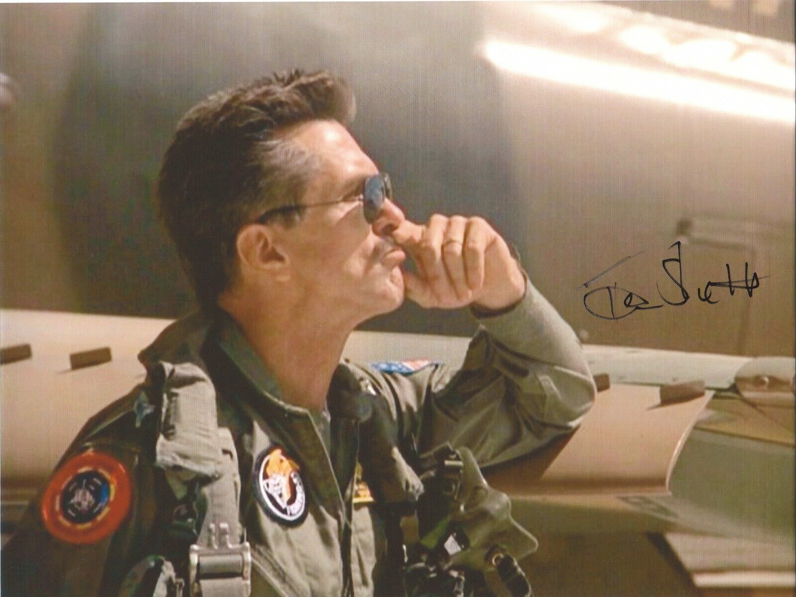 Tom Skerritt 'Top Gun' Autographed 8x10 Photo Poster painting