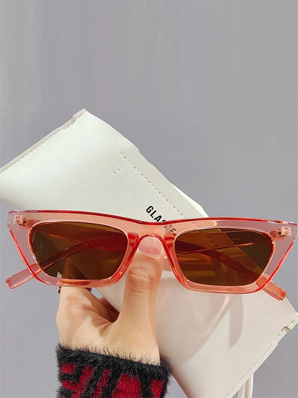 Geometric Sun-Protection Sunglasses Accessories