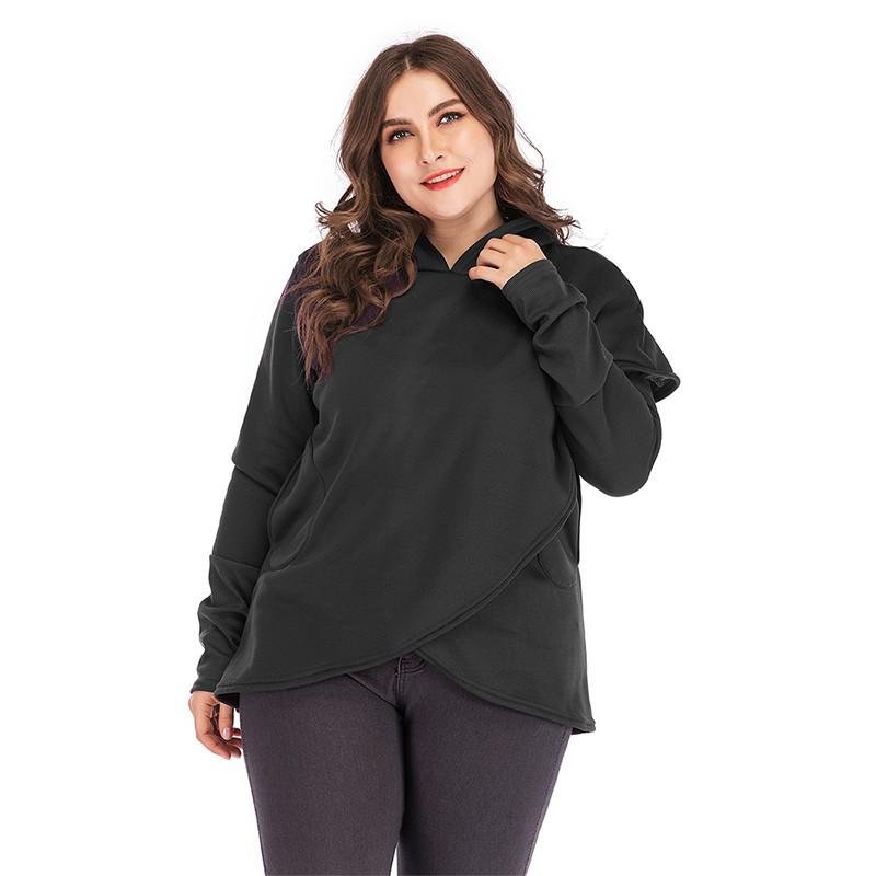 Women Hoodies Sweatshirts 2020 Autumn Winter Plus Size Long Sleeve Pocket Pullover Hoodie Female Casual Warm Hooded Sweatshirt