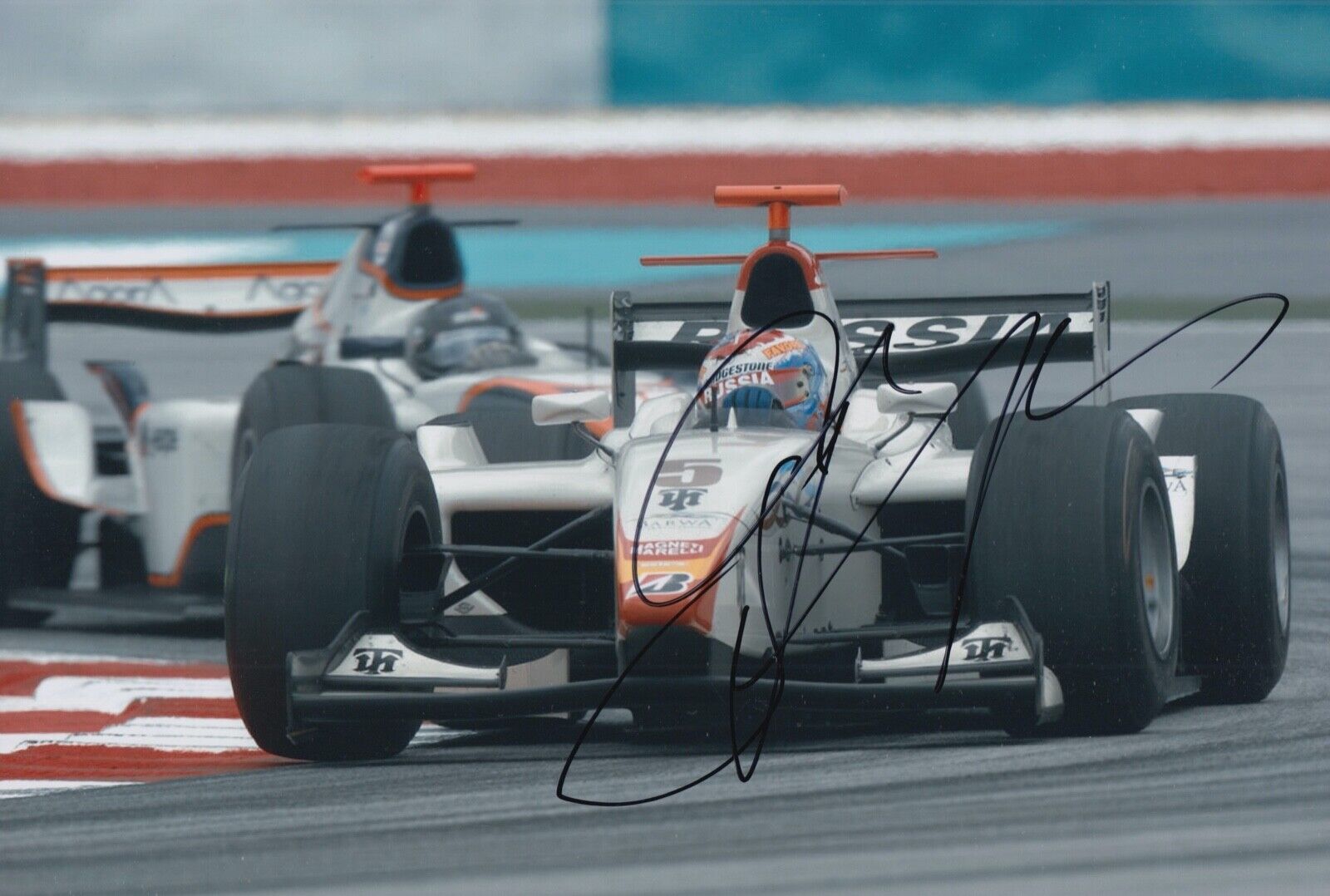 Vitaly Petrov Hand Signed 12x8 Photo Poster painting F1 Autograph GP2 1