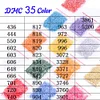 (US Local)35 Colors Diamond Art Kit AB Drill Beads Square/Round Diamond (Round Drill 2)