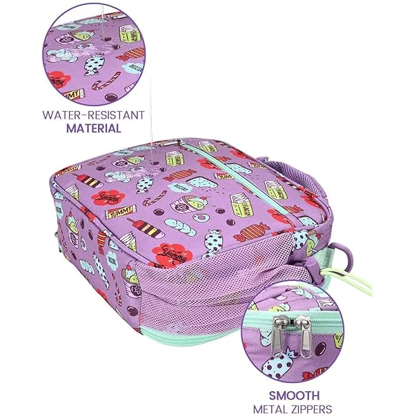 Kids Insulated Lunch Box with 8MM Sponge & Water Bottle Holder, Keep Food Warm Cold School Lunch Bag for Kids Teen Girls Boys, Lunch Tote Bag for Children-Mermaid(Patent Pending) Visit the Amersun Store