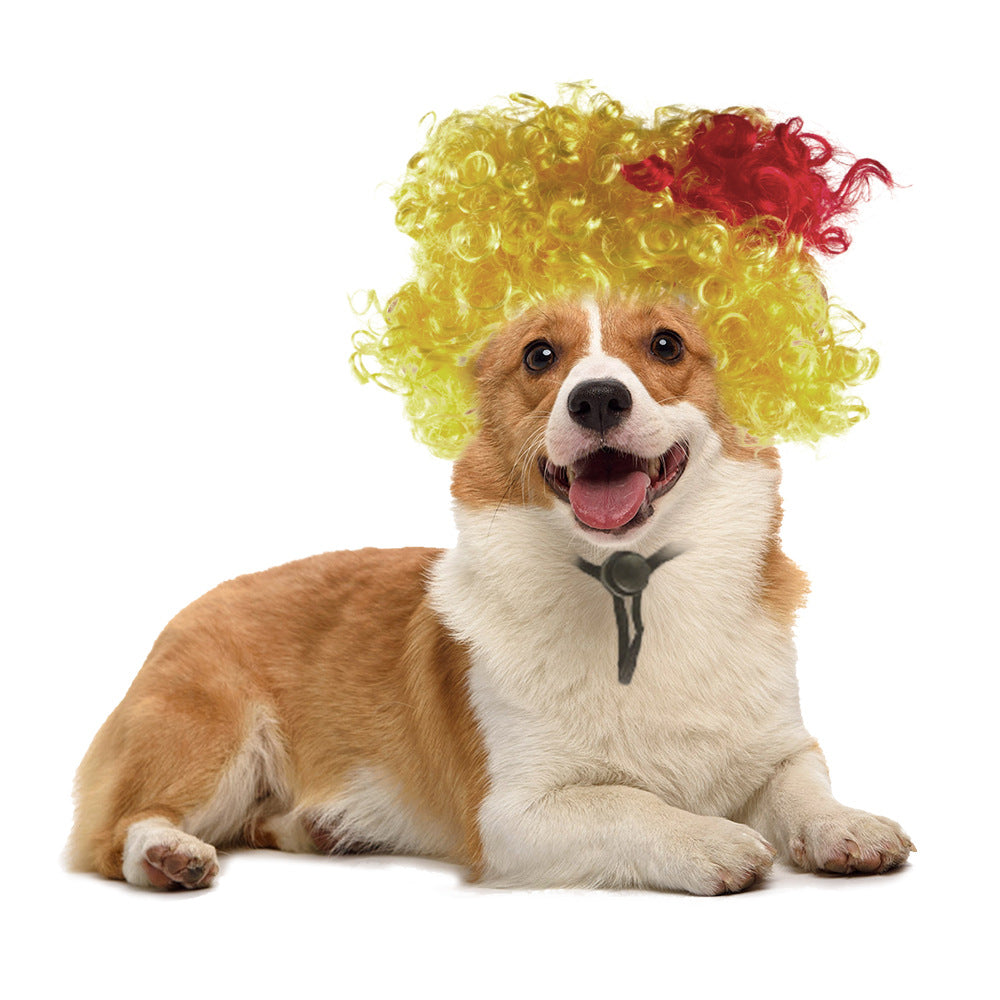  Explosion Curly Cat Dog Halloween Christmas Wig PawsomePet