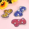 3pcs DIY Diamond Painting Hair Clip Rhinestone Love Heart Hairpin Headdress Kit