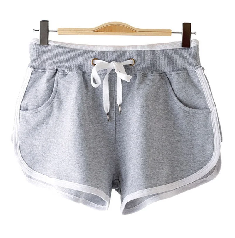 7 color 100% cotton new women shorts running sports panties sexy biker shorts female gym clothing drop shipping