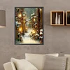 Diamond Painting-DIY Full Round Drill Snowy Scenery