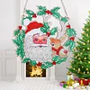  DIY Diamond Painting Art Santa Hanging Craft Home Decor Wreath Kit 
