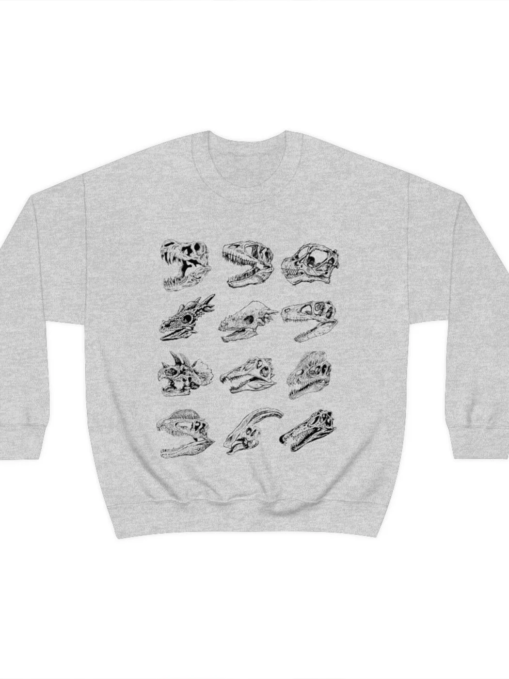 Dinosaur Sweatshirt Dinosaur Skeleton Dinosaur Sweatshirt / DarkAcademias /Darkacademias