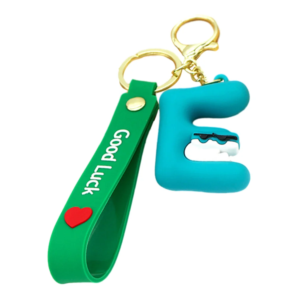 Letter A-Z Keychain Wacky Wizard Handbag Key Chain for Car Keys/Wallet/Backpack