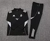 2025/2026 Real Madrid Half-Pull Training Suit Black Football Shirt 1:1 Thai Quality Set