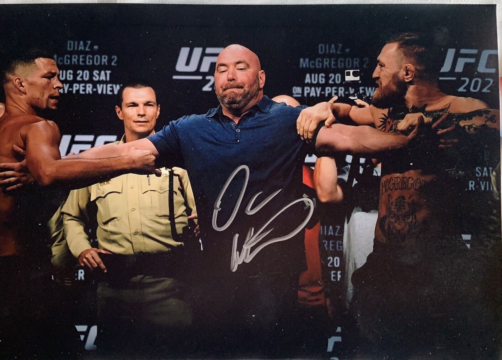 dana white signed 8x10 Photo Poster painting pic ufc