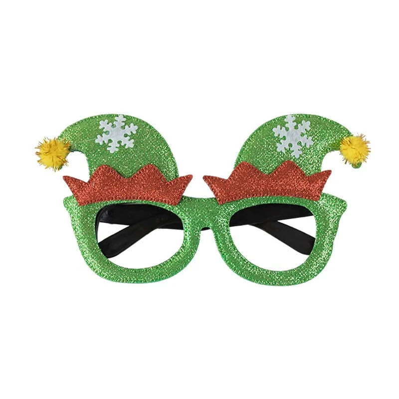 2022 Merry Christmas Glasses Santa Claus Snowman Christmas Decorations For Home Xmas Natal Navidad Decor New Year Kids Gifts