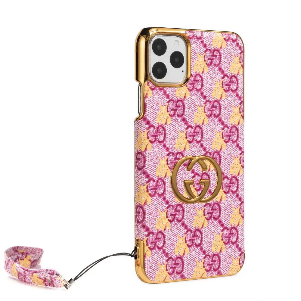 Gucci Electroplated Ophidia GG Leather With Elegant Bracelet Apple iPhone Case