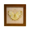 3D DIY Bead Embroidery Butterfly Home Decor Gift Tabletop Display Frame Kit(Include Embroidery Hoop)