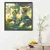 >SALE<5D DIY Full Round Drill Diamond Painting Flower and Cat Home Decoration 30x30cm