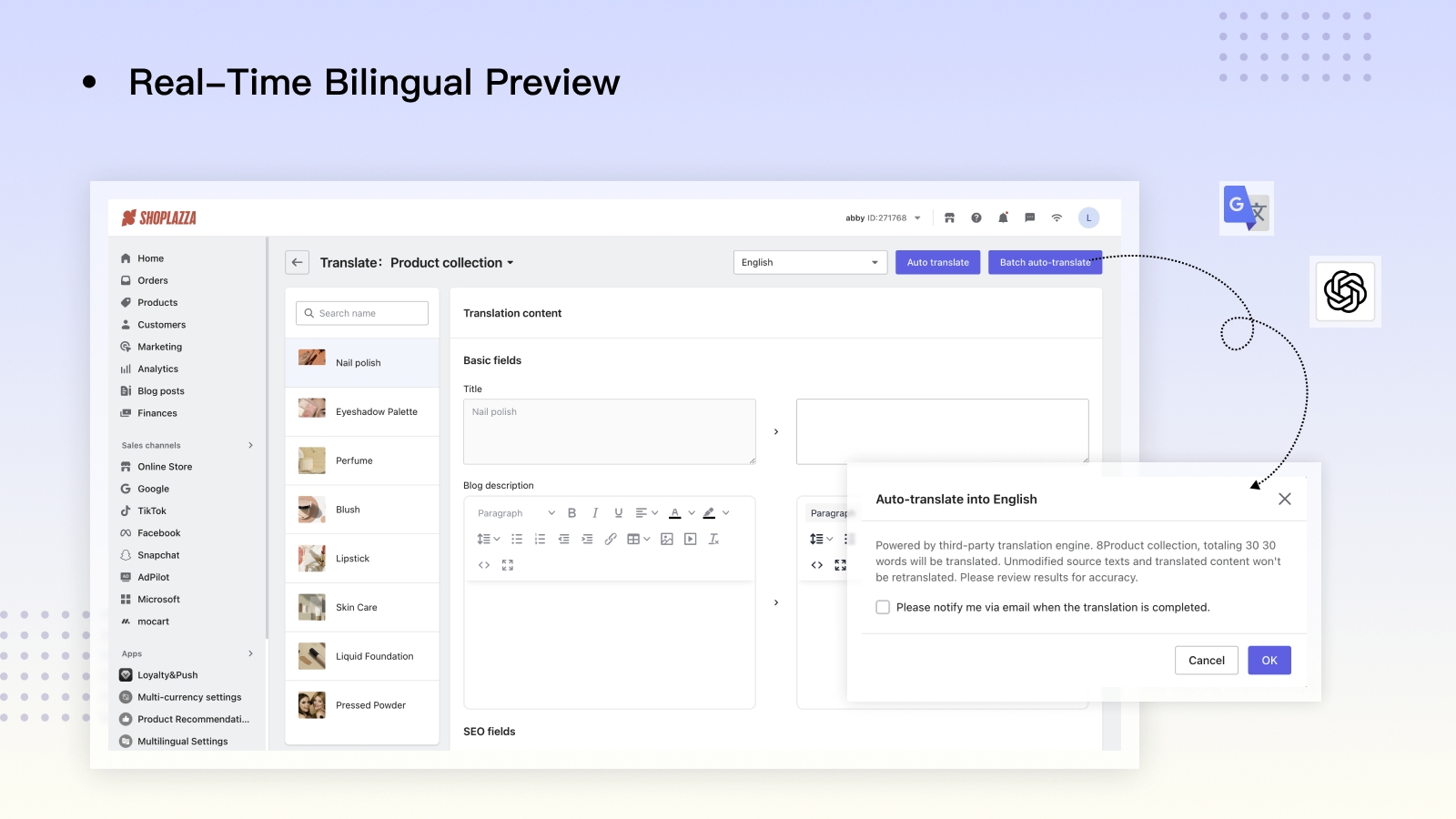 Multi-Language Translator