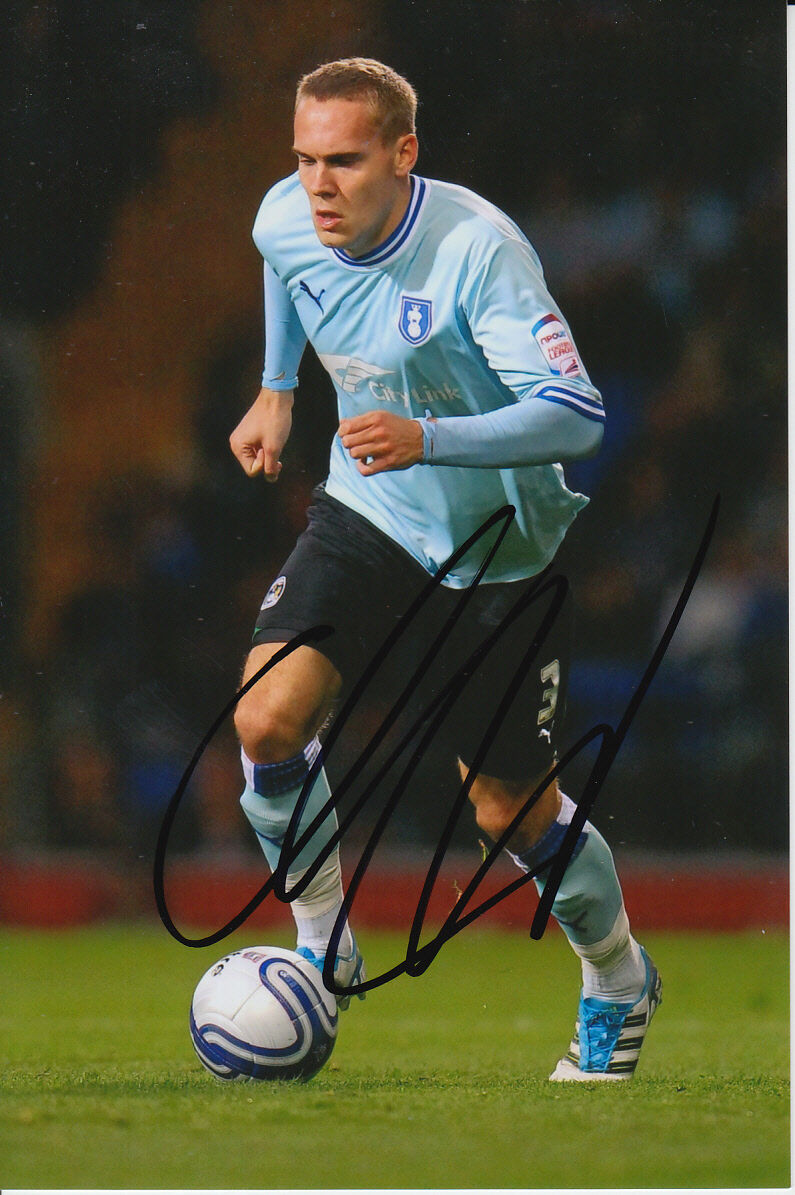 COVENTRY CITY HAND SIGNED CHRIS HUSSEY 6X4 Photo Poster painting 2.