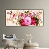 (Big Size)Peony - 11CT Counted Cross Stitch - 110*40cm - Flower