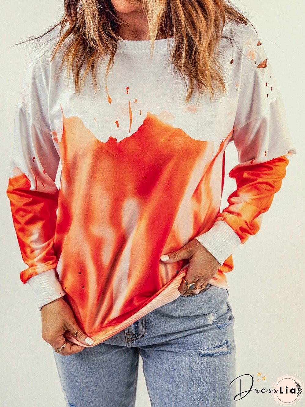 Comfortable Tie-Dye Sweatshirt