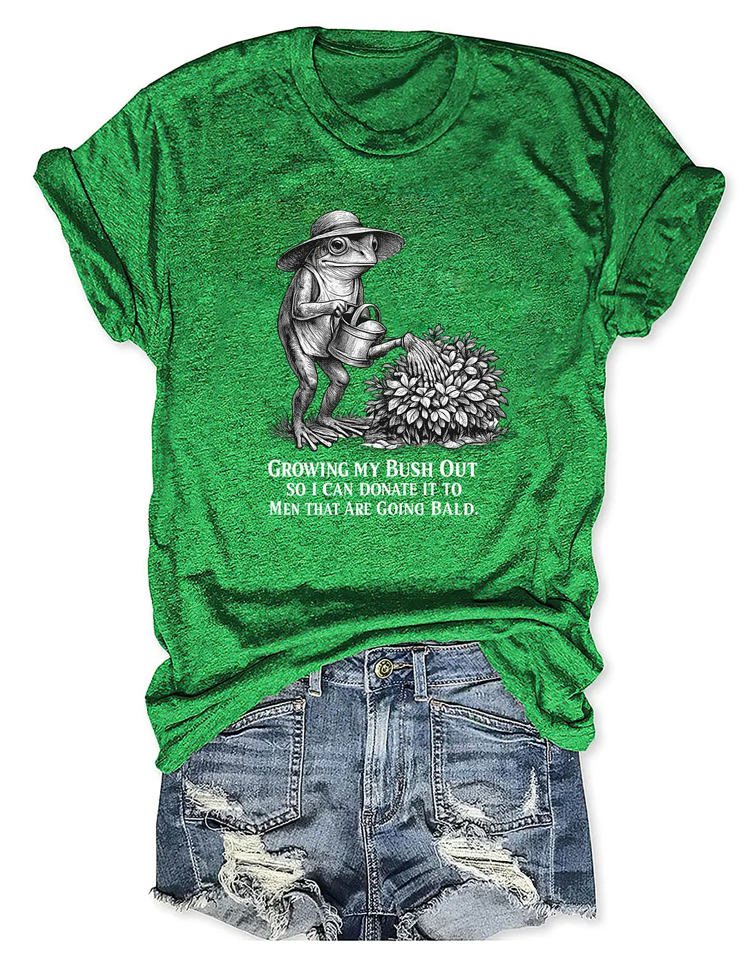 Funny Frog Gardening T-shirt