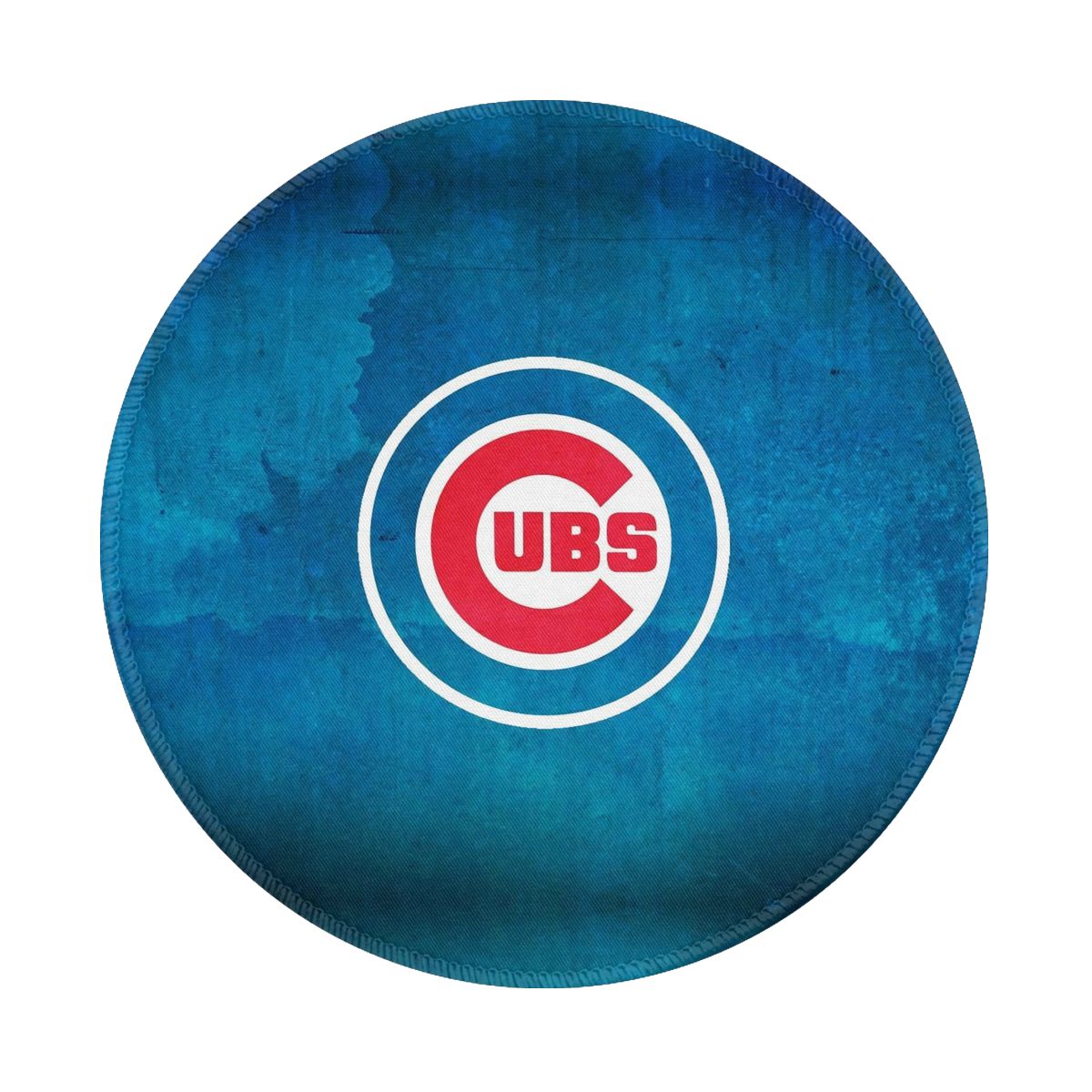 Chicago Cubs Painted Background Logo Non-Slip Rubber Round Mouse Pad
