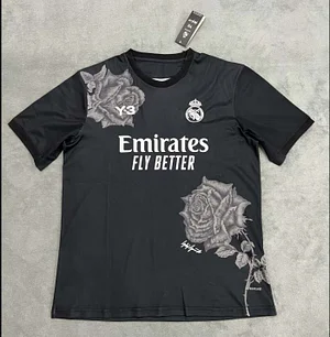 2024/2025 Real Madrid Y-3 Special Edition Black Football Shirt 1:1 Thai Quality
