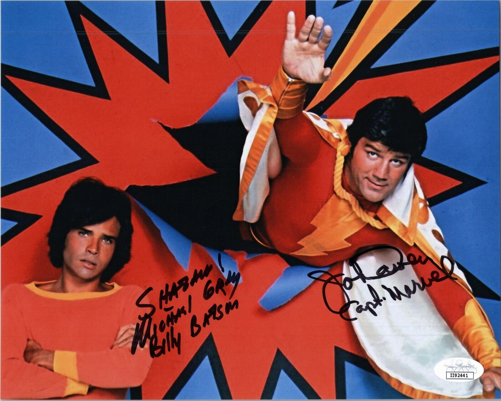 MICHAEL GRAY & JOHN DAVEY Authentic Hand-SignedSHAZAM! 1974