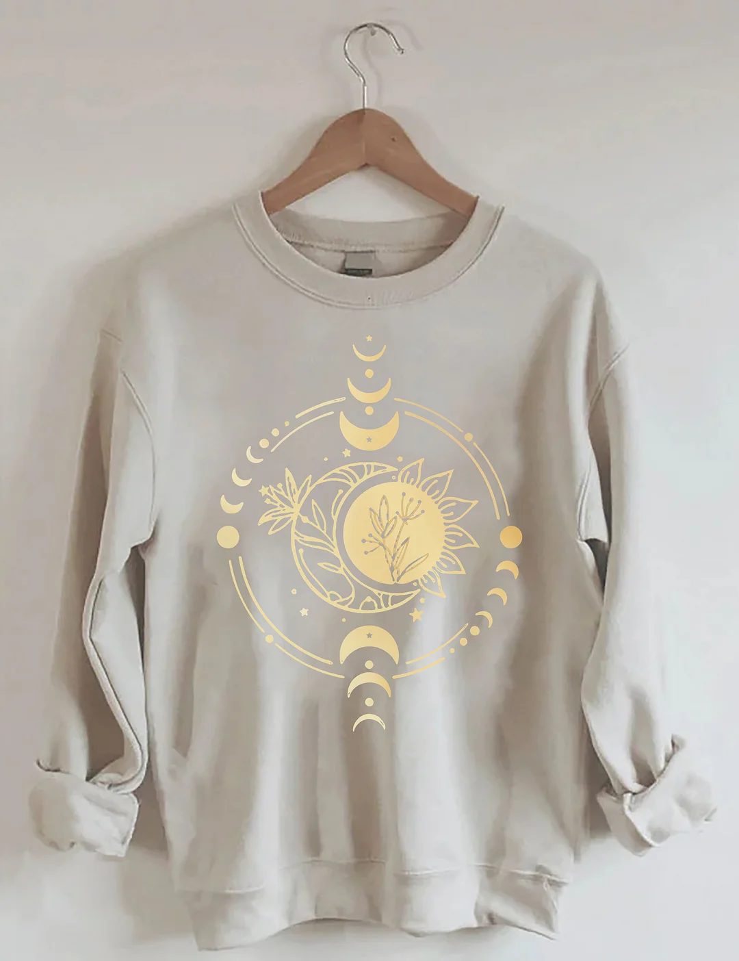 Shiny Mysterious Moon Phase Sweatshirt