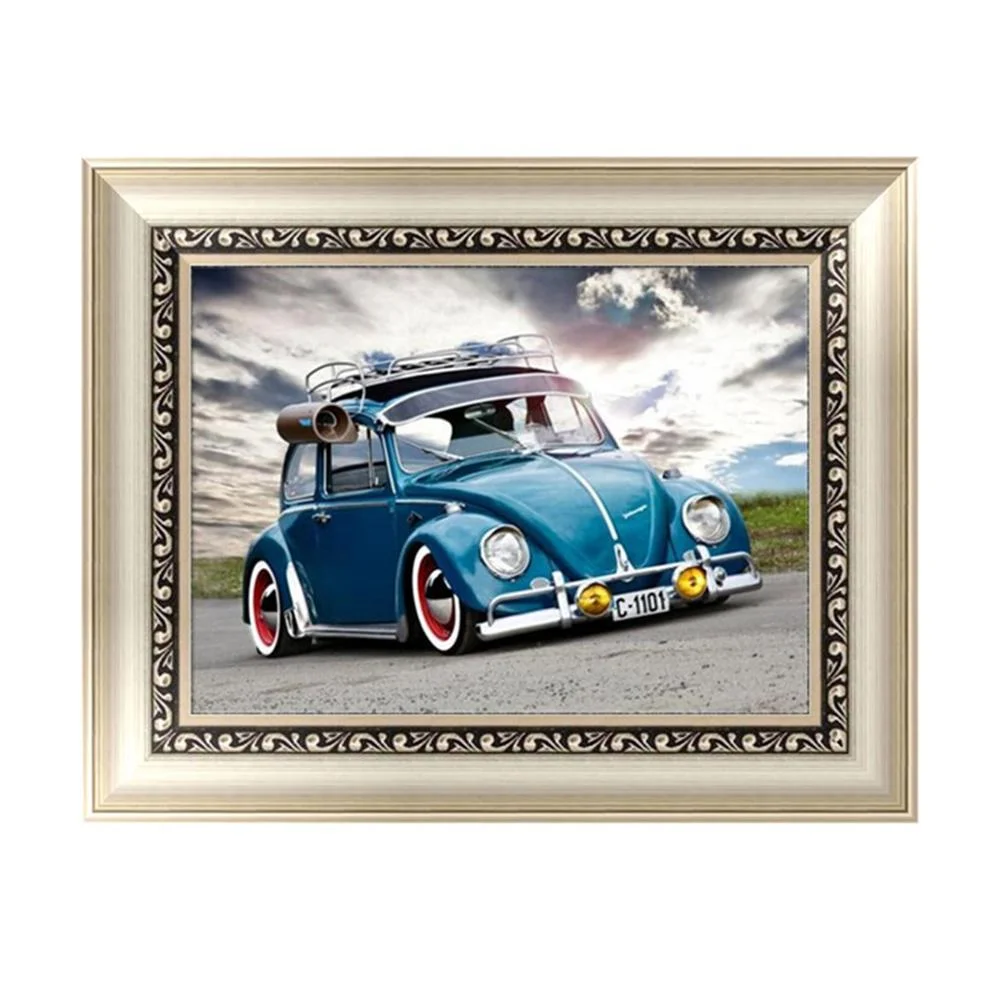 Round Diamond Painting 30*40cm - Car