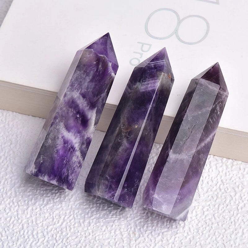 Vintage Style Geometric Amethyst Ornaments Artificial Decorations4