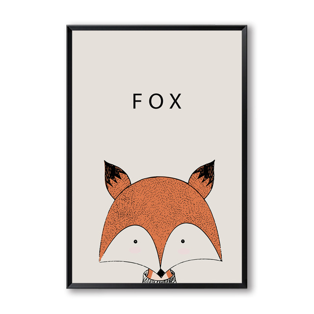 Modern Minimalist Cute Cartoon Children's Room A4 Canvas Painting Art Print Poster Picture Wall Nordic Home Bedroom Decoration