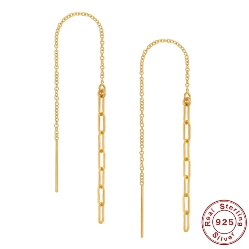 1 Pair 925 Sterling Silver Zircon Square Heart Shape Drop Earrings