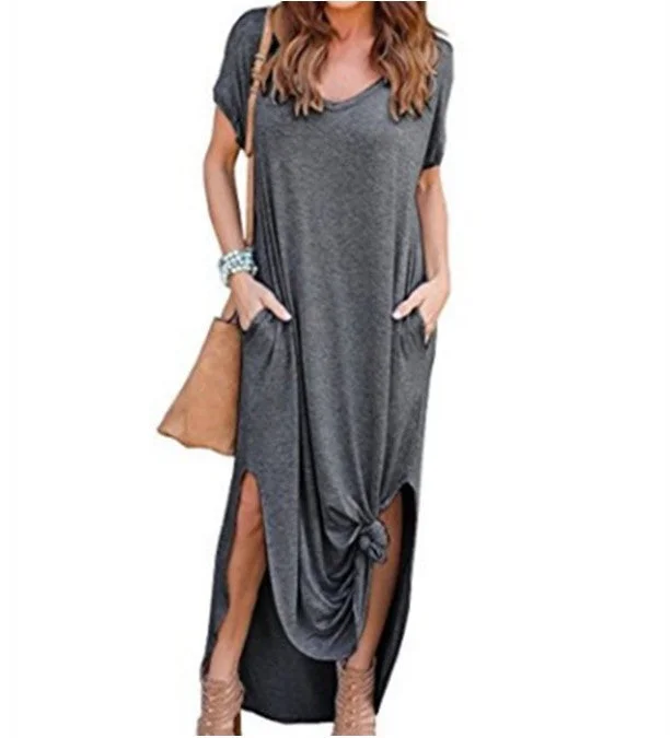 Uveng Plus Big Loose Other Cotton Pockets Color Size Dress