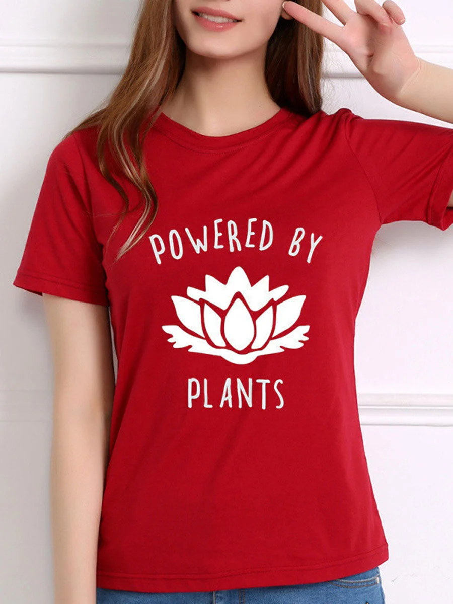 POWERED BY PLANTS T-shirt