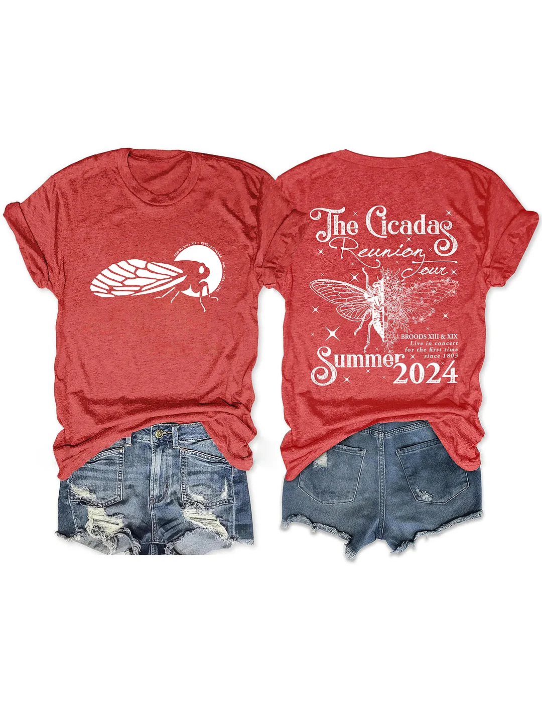 The Cicadas Reunion Summer Tour T-shirt