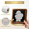 12Pcs DIY Pearl Painting Santa Claus for Home Wall Decor(15x15cm)