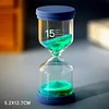 Hourglass timer children's anti-fall luminous 10 minutes learning time management creative macaron color quicksand ornaments