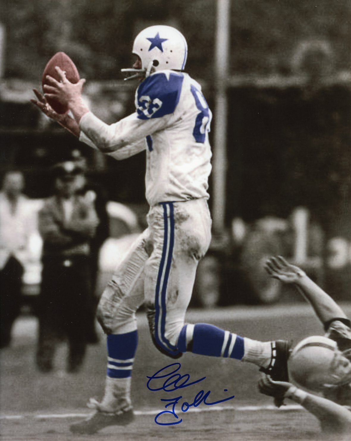 Lee Folkins autographed 8x10 Dallas Cowboys In Person #2