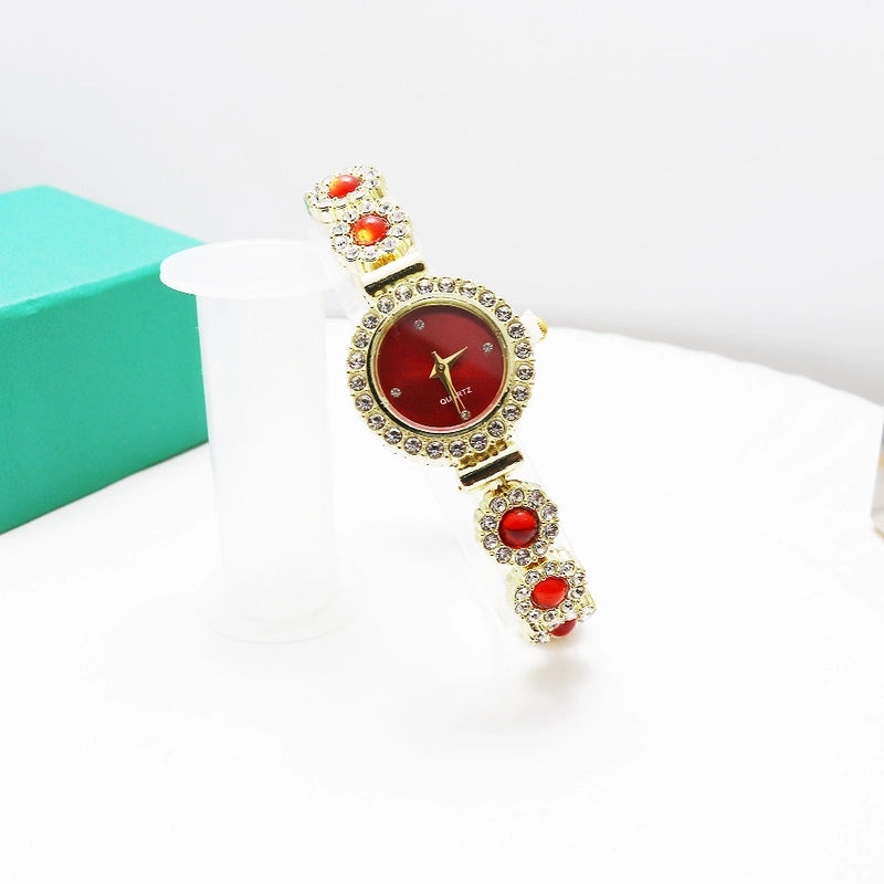 Casual Round Jewelry Buckle Quartz Women’s Watches