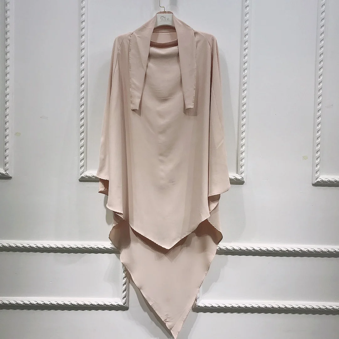 Uveng Versatile Solid Color Turban Turkish Dresses