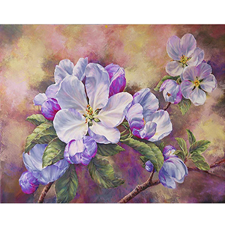 Purple Flower - Painting By Numbers - 50*40CM gbfke