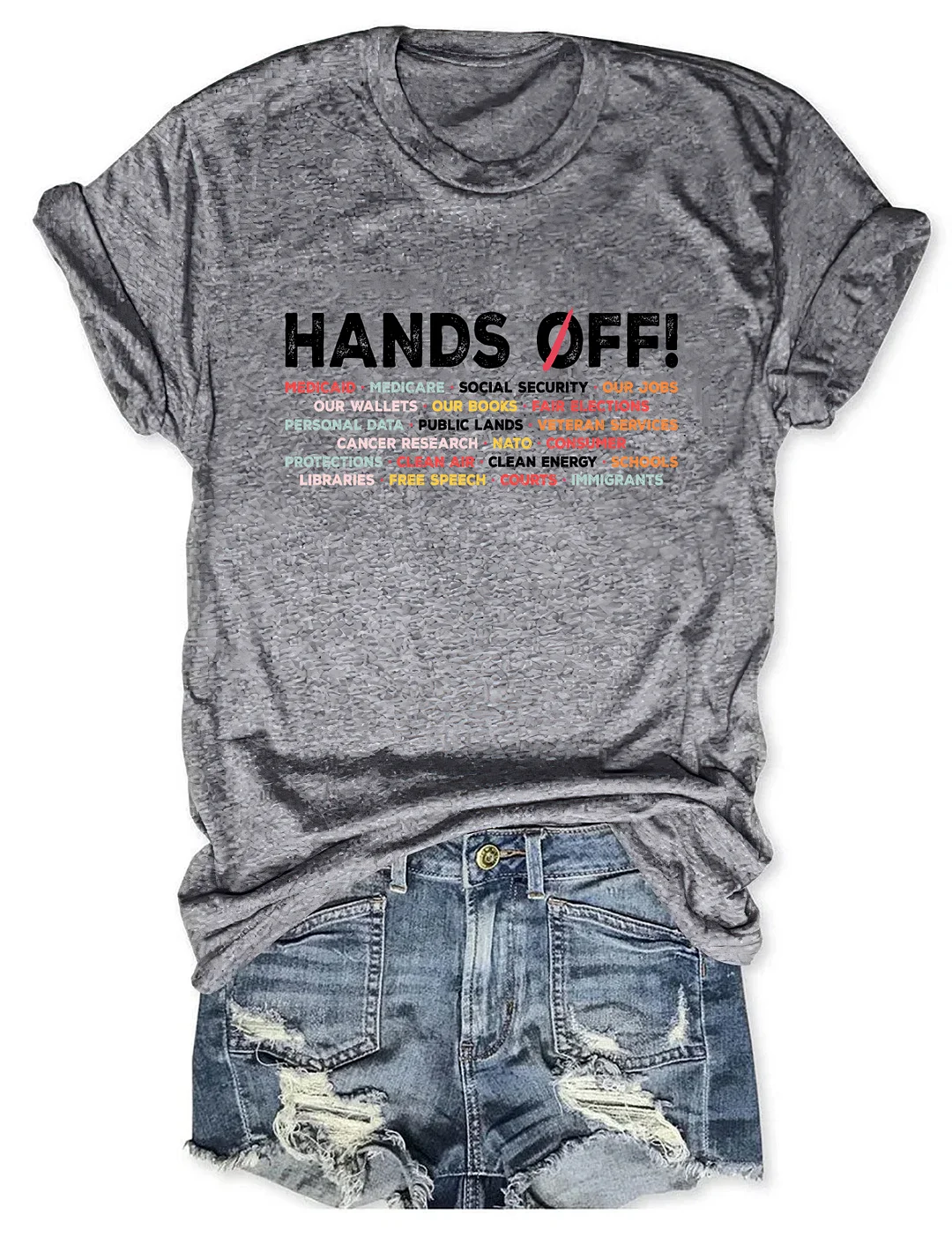 Hands Off Protest T-shirt