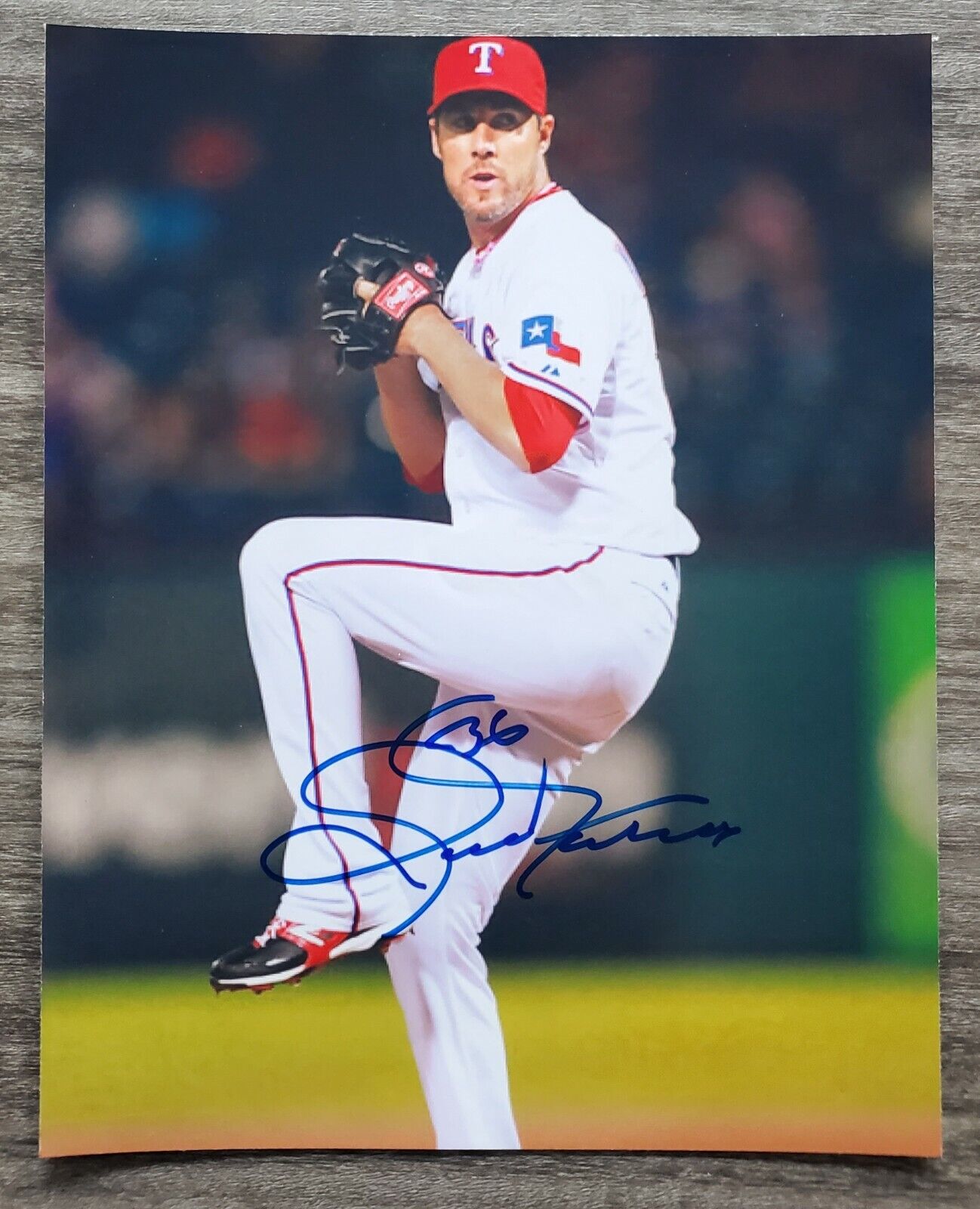 Joe Nathan Signed 8x10 Photo Poster painting Texas Rangers MLB RAD