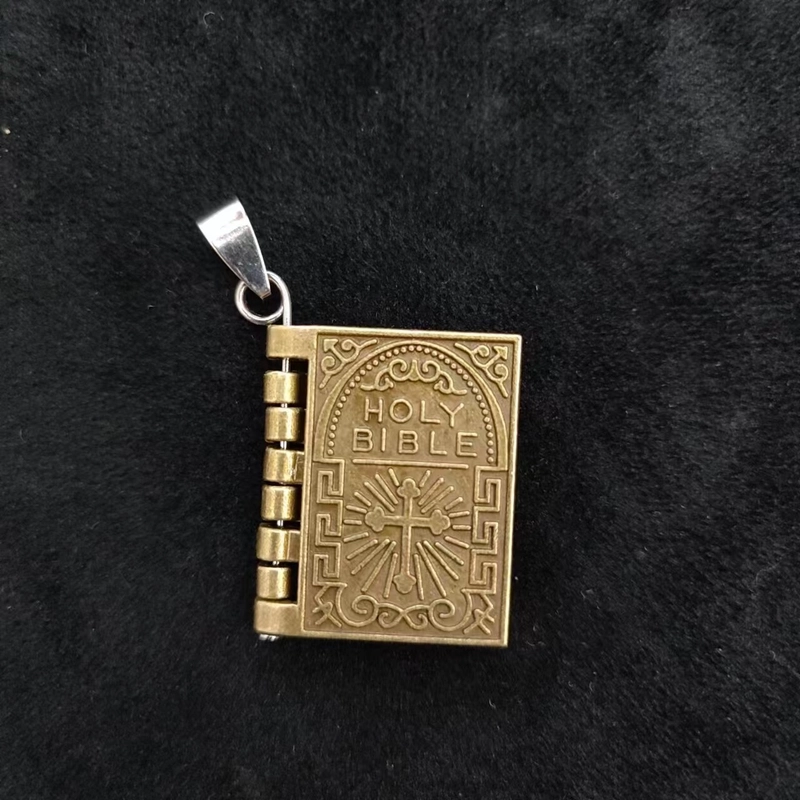 Minimalist Book Letter Alloy Plating Keychain