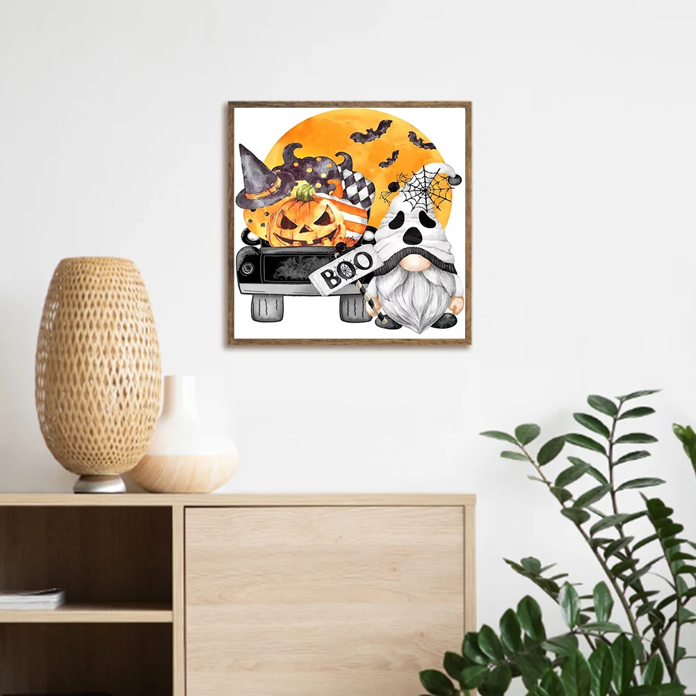 Halloween Pumpkin Cargoblin Diamond Painting Kits Full Round Drill Home Decor