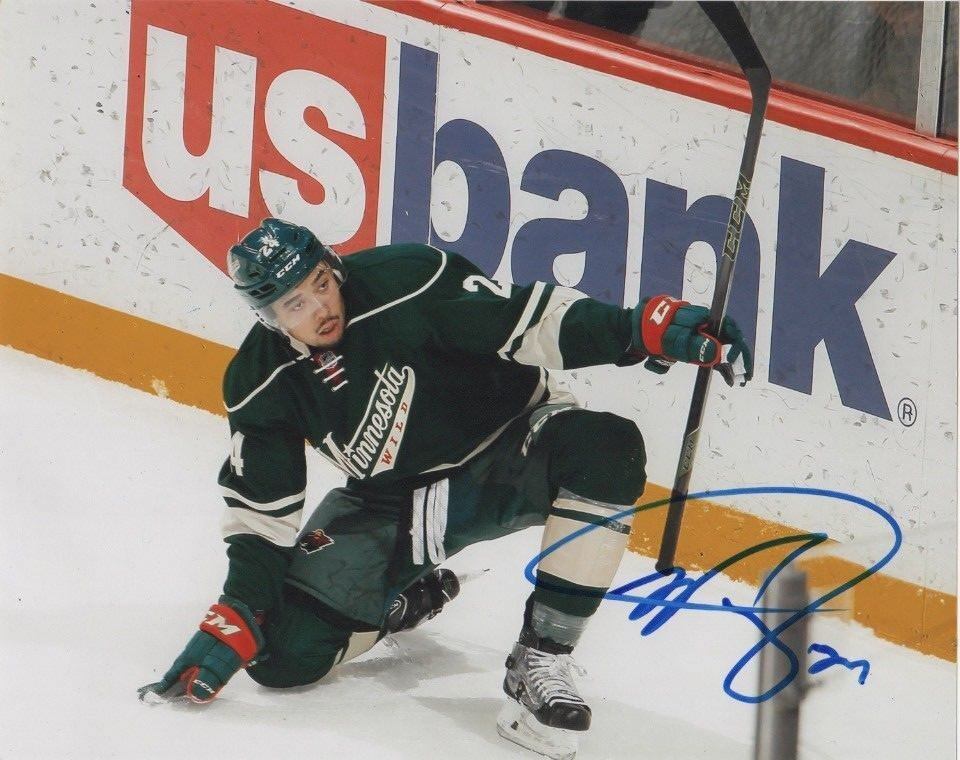 Minnesota Wild Mathew Dumba Autographed Signed 8x10 NHL Photo Poster painting COA #5