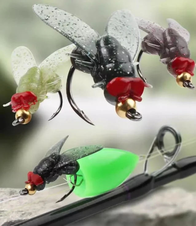 🔥Simulated Flies Fishing Attractor Bait Hook（20 PCS/BOX)