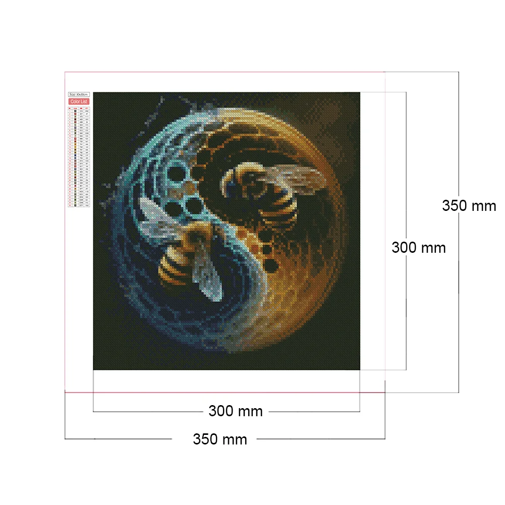 Diamond Painting - Full Round/Square Drill - Tai Chi Animals(30*30 - 50*50cm)