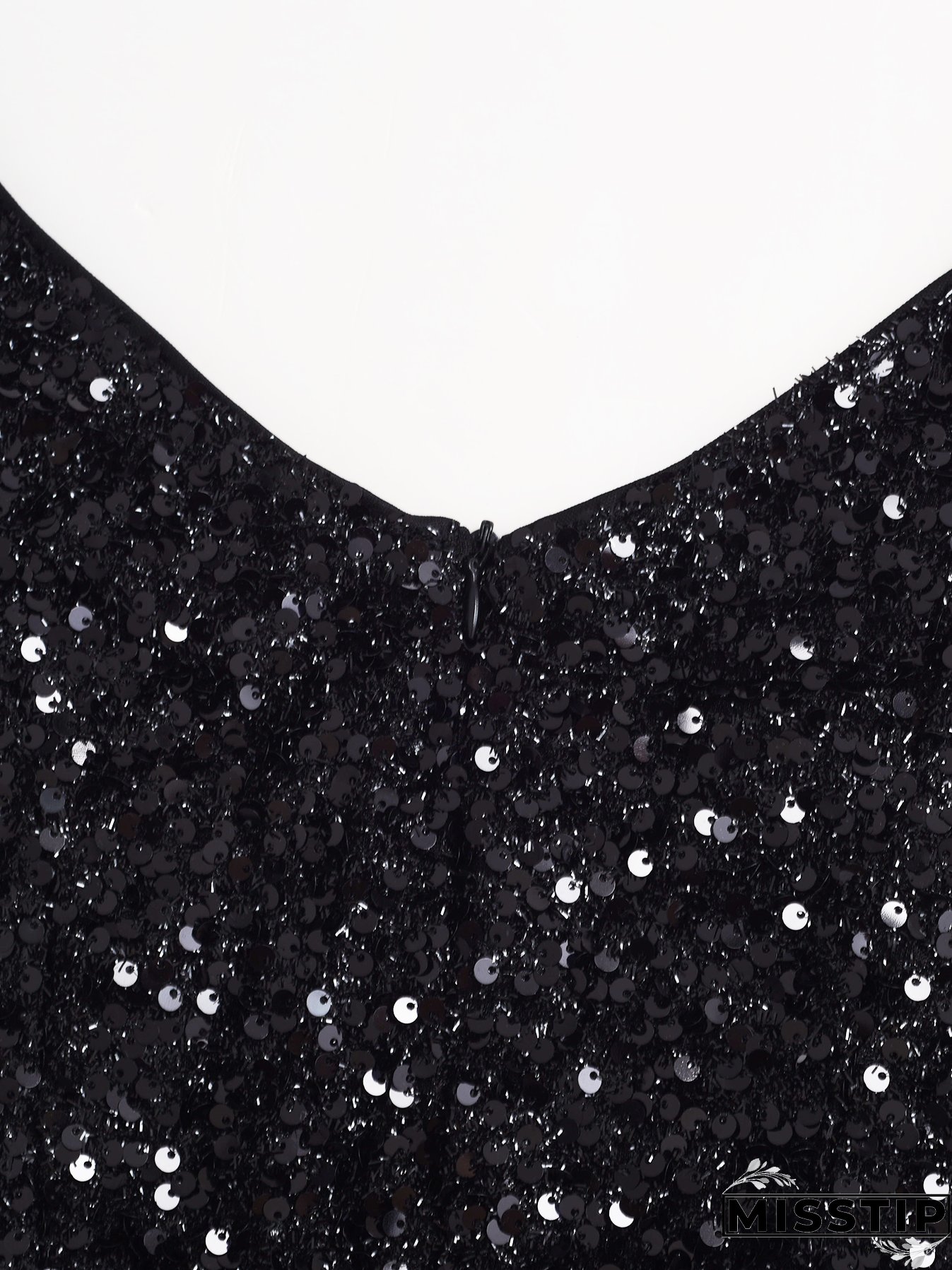 Chic Split Formal Party Long Sequin Evening Dress